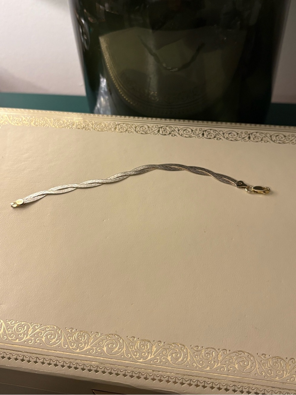 Vintage Sterling Silver Braided Bracelet